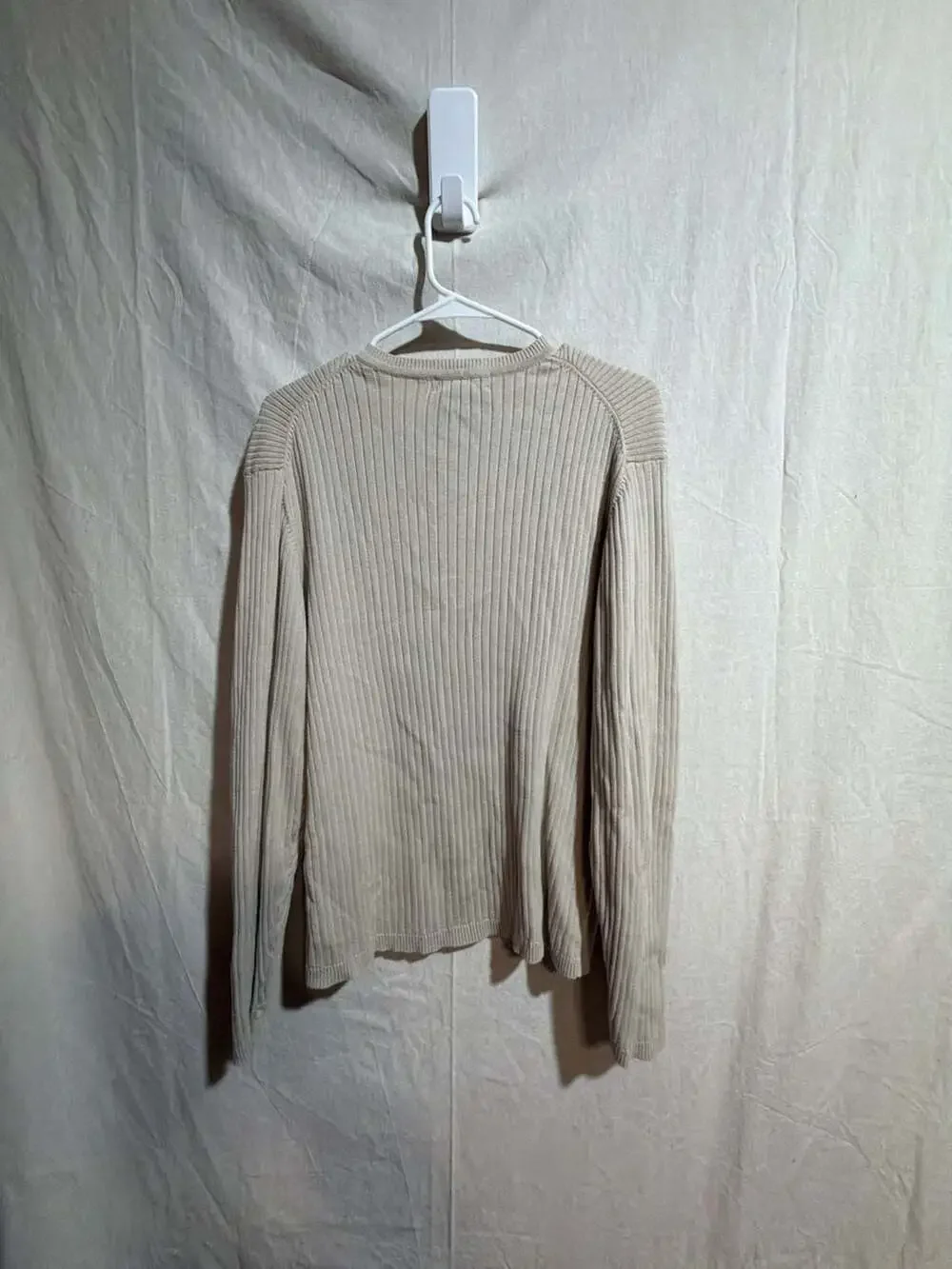 Slates A Dockers Brand Men's Ribbed V-Neck Cotton Sweater